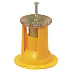 カラー・ヘッダーインサート 型枠用釘1本止 ボルト径W1/2 黄 20個 NKO-4Y20