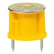 カラー・ヘッダーインサート 型枠用 ボルト径W3/8 ショートタイプ 黄 50個 NK-3SY50
