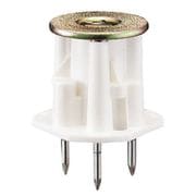 カラー・ヘッダーインサート 型枠用 ボルト径W3/8 白 50個 NK-3W50