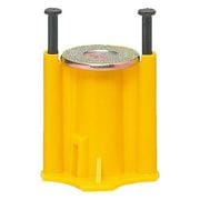 カラー・ヘッダーインサート 型枠用 樹脂釘 ボルト径W3/8 ロングタイプ 黄 20個 NK-3JLY20