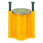 カラー・ヘッダーインサート 型枠用 樹脂釘 ボルト径W1/2 黄 20個 NK-4JY20