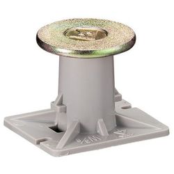 カラー・ヘッダーインサート 樹脂型枠用 粘着テープ付 ボルト径W3/8 灰 50個 MS-1HT50