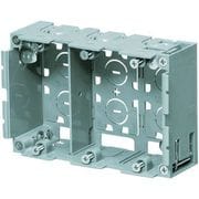 SBP-3WYAD [深形パネルボックス ADタイプ・あと付けはさみボックス 3ヶ用/仕切板付 1個]