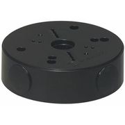 POW-130CK [ポリ台 照明器具取付用プラスチック絶縁台 ブラック 1個]