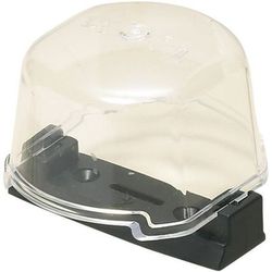 透明ジョイントボックス カバーが落ちないロック式 ビス脱落防止付 大型/丸 10個 MB-LL10