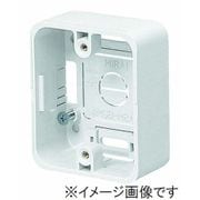 MSB-M2C [モール用スイッチボックス ホテル用 ケーブル配線用露出スイッチボックス クリーム 1個]