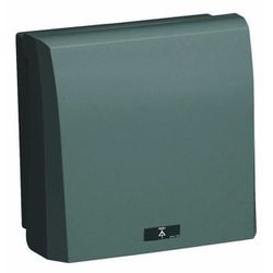 WBV-12DG [ウオルボックス プラスチック製防雨ボックス プラスチック基台 ヨコ型 ダークグレー 1台]