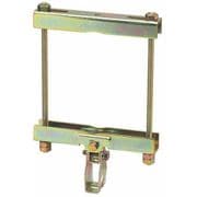 SGPA-15-3 [ビームラックル 角・丸パイプ・H形鋼・C形鋼組合せ用 W3/8用 適合鋼材幅90～155mm 1個]