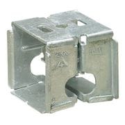 HY-M [ハゼ式折板屋根用取付金具 丸ハゼ 適合ボルトM10・W3/8/対辺17mm 1個]