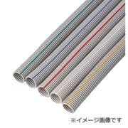 MFS-22MR [ミラフレキSS PF単層波付管 ライン入 赤ライン/ミルキーホワイト 50m 1巻]