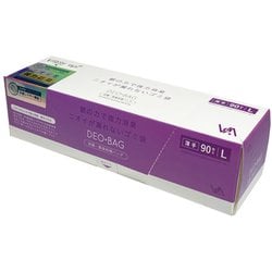 JT7548 [DEO BAG においが漏れないおむつ処理袋 薄手 L （90枚）]