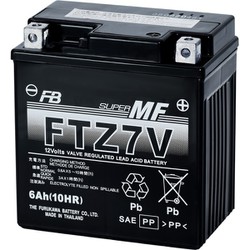 バイク用バッテリー 液入充電済み FTZ7V