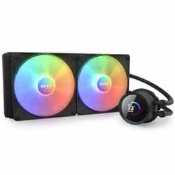 1.54インチディスプレイ搭載 280mm水冷CPUクーラー RGBファンブラックモデル KRAKEN RGB 280 RL-KR280-B1