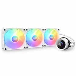 1.54インチディスプレイ搭載 360mm水冷CPUクーラー RGBファンホワイトモデル KRAKEN RGB 360 White RL-KR360-W1