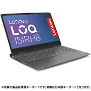 82XV006JJP [ゲーミングノートパソコン/LOQ 15IRH8/15.6型/Corei7-13620H/GeForce RTX4060 Laptop GPU/メモリ 16GB/SSD 512GB/Windows 11 Home/ストームグレー]