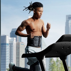 美品【Mサイズ】最新コントローラー SIXPAD シックスパッド コアベルト シックスパッドパワースーツコアベルト（ダイエット家電/EMS