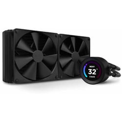 2.36インチディスプレイ搭載 280mm水冷CPUクーラー ブラックモデル KRAKEN ELITE 280 RL-KN28E-B1