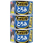 わがまま猫 とろみ まぐろ かつお節入り 3缶 [猫用 とろみ 140g×3缶 一般食]