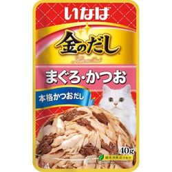 金のだし パウチ まぐろ・かつお [猫用 ゼリー 40g 一般食]