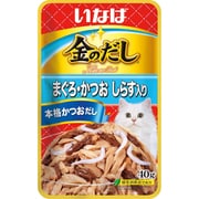 金のだし パウチ まぐろ・かつお しらす入り [猫用 ゼリー 40g 一般食]