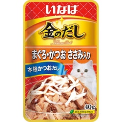 金のだし パウチ まぐろ・かつお ささみ入り [猫用 ゼリー 40g 一般食]