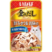 金のだし パウチ まぐろ・かつお ささみ入り [猫用 ゼリー 40g 一般食]