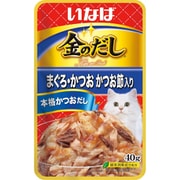 金のだし パウチ まぐろ・かつお かつお節入り [猫用 ゼリー 40g 一般食]