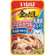 金のだし パウチ 乳酸菌入り まぐろ・かつお [猫用 ゼリー 40g 一般食]