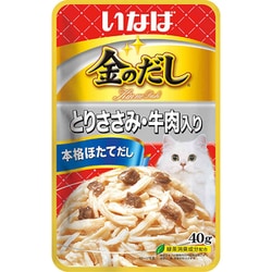 いなば　金のだし　パウチ　猫　とりささみ・牛肉入り　40g 144袋 ヨドバシ.com - いなばペットフード 金のだし 金のだし パウチ