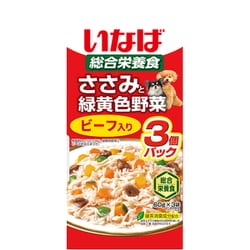 いなば 低脂肪ごはん 総合栄養食 とりささみ&緑黄色野菜 50g×155個セット