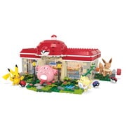 HNT93 メガブロック メガ ポケモン アドベンチャーワールド ラッキーと森のポケモンセンター ～ピカチュウ、イーブイ、トゲピーのセット～ [ブロック玩具]