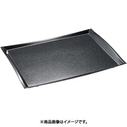 ブラックパール葵盆（ノンスリップ加工）尺3寸 EAO0101