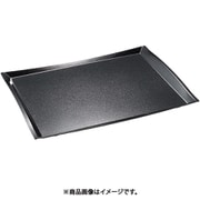 ブラックパール葵盆(ノンスリップ加工)尺4寸 EAO0102