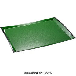 グリーンパール渕黒葵盆（NS加工）尺4寸 EAO0302
