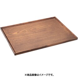 木製ノンスリップマルチトレイ ブラウン 特大 ETL6001