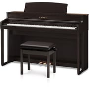 CA501R [木製鍵盤搭載 電子ピアノ プレミアムローズウッド調 高低自在椅子/ヘッドフォン付]