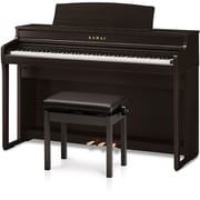 CA401R [木製鍵盤搭載 電子ピアノ プレミアムローズウッド調 高低自在椅子/ヘッドフォン付]