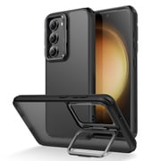 Galaxy S23対応 カメラリングスタンド付き ミリタリーグレードケース ESR Classic Kickstand Case for Samsung S23 - Clear Black
