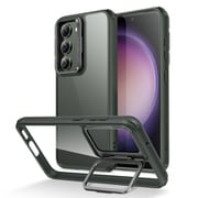 Galaxy S23Plus対応 カメラリングスタンド付き ミリタリーグレードケース ESR Classic Kickstand Case for Samsung S23 Plus - Clear Green