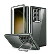 カメラリングスタンド付き ミリタリーグレードケース ESR Shock Armor Kickstand Case for Samsung S23 Ultra - Clear Green