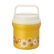フードジャー 持ち運びやすい シンプル 花 かわいい 350ml イエロー 811001069