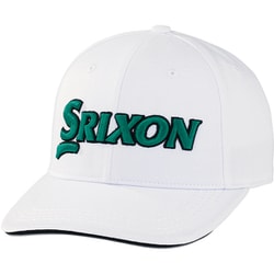 SMH3130X [ゴルフキャップ メンズ SRIXON キャップ フリーサイズ（56～60cm） ベルト式 ホワイトグリーン]