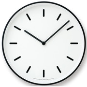 掛け時計 LC10-20 B WH MONO CLOCK(モノ クロック) B ホワイト