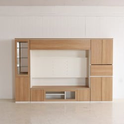 壁面ボード ～70V型対応 金具なし ナチュラルオーク 受注生産品 SUE2800NO-NO