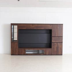 壁面ボード ～70V型対応 金具なし ブラックウォールナット 受注生産品 SUE2800BW-NO