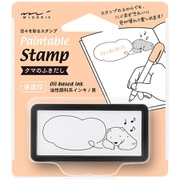 スタンプ 浸透印 ハーフ クマのふきだし柄 35508006