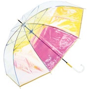 長傘 ビニール傘 パイピング shiny plastic umbrella 60cm 手開き式ゴールド PT-028-001ゴールド