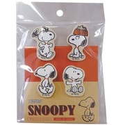 SNS890SN PEANUTS 木製クリップ 4個セット スヌーピー [キャラクターグッズ]