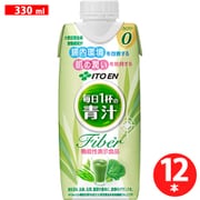 毎日1杯の青汁 Fiber（ファイバー） キャップ付き 紙パック 330ml×12本 [野菜果汁飲料 機能性表示食品]
