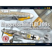 15034 トップカラー： Bf 109s 地中海上空 Part. I （decals） [プラモデル書籍]